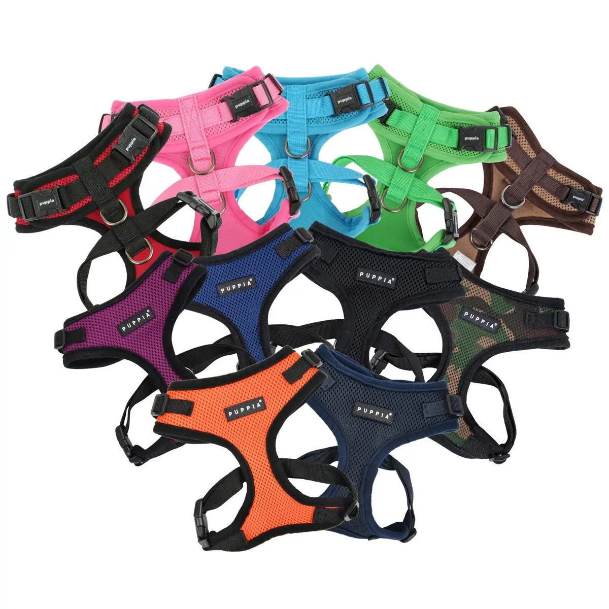 Puppia RiteFit Harness with Adjustable Neck, X-Large, Purple | Well-Designed Dog Vest Harness for Comfort & Fit - view 3