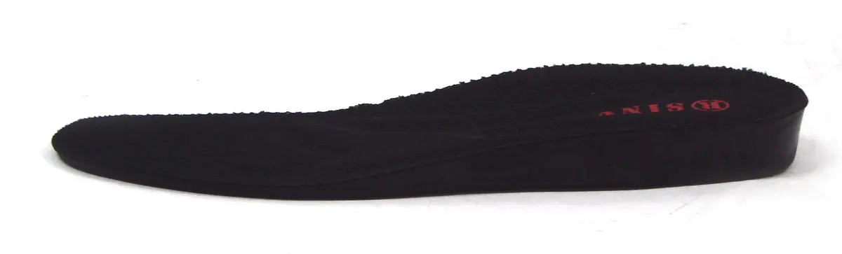 siny Full Length Shoe Insoles Height Increase Cushion 2cm | Urethane, Black, Men’s US 7-11 - view 2