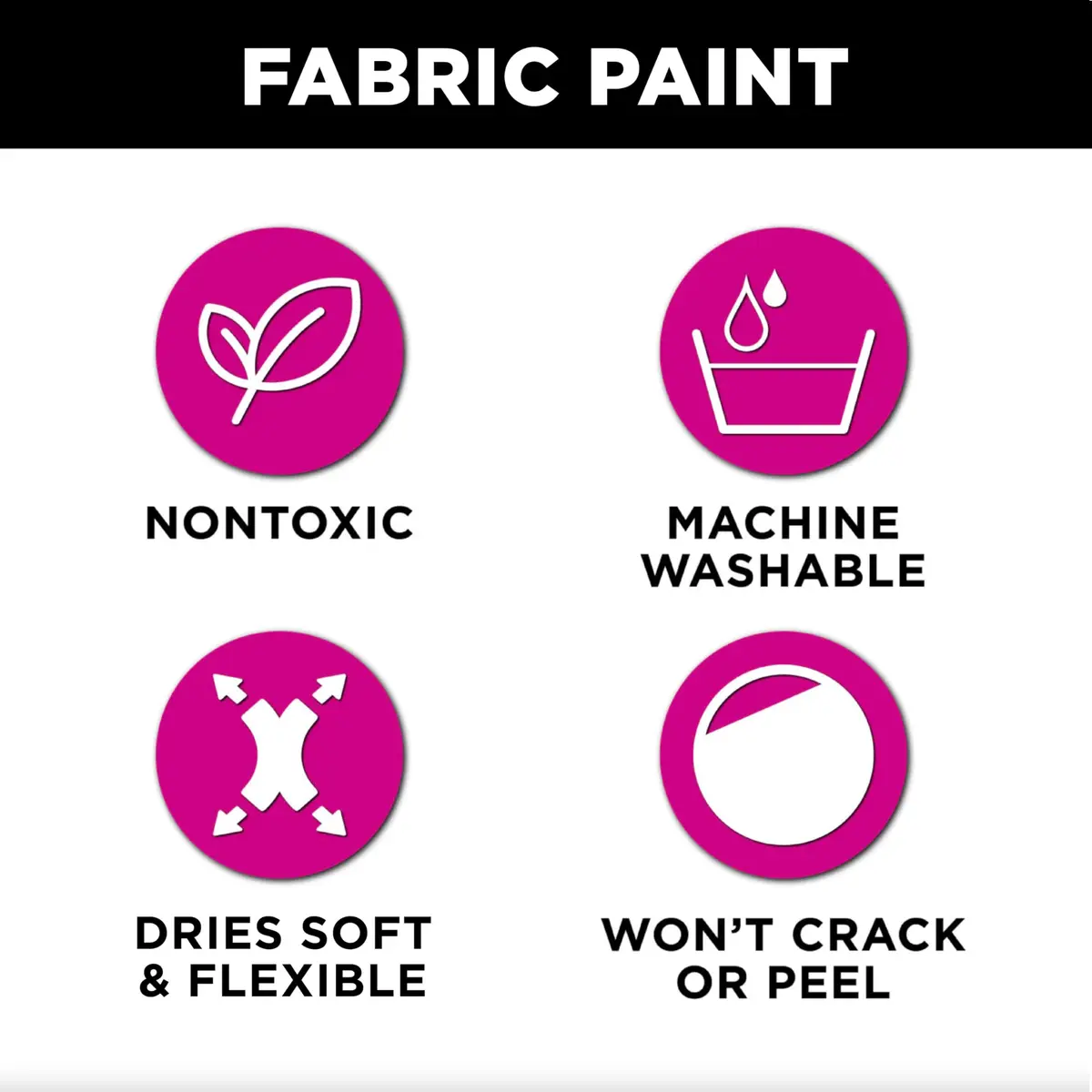 Tulip Soft Fabric Paint Orange 59ml (2 fl oz) | Permanent & Washable for Light & Dark Fabrics - view 3