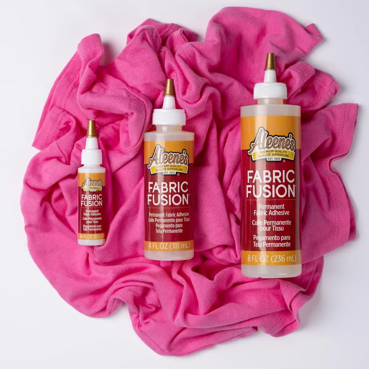 Aleene's Fabric Fusion Glue 0.66 fl oz (18.7 ml) 3-Pack | Permanent Fabric Adhesive for Clothing & Crafts - view 9