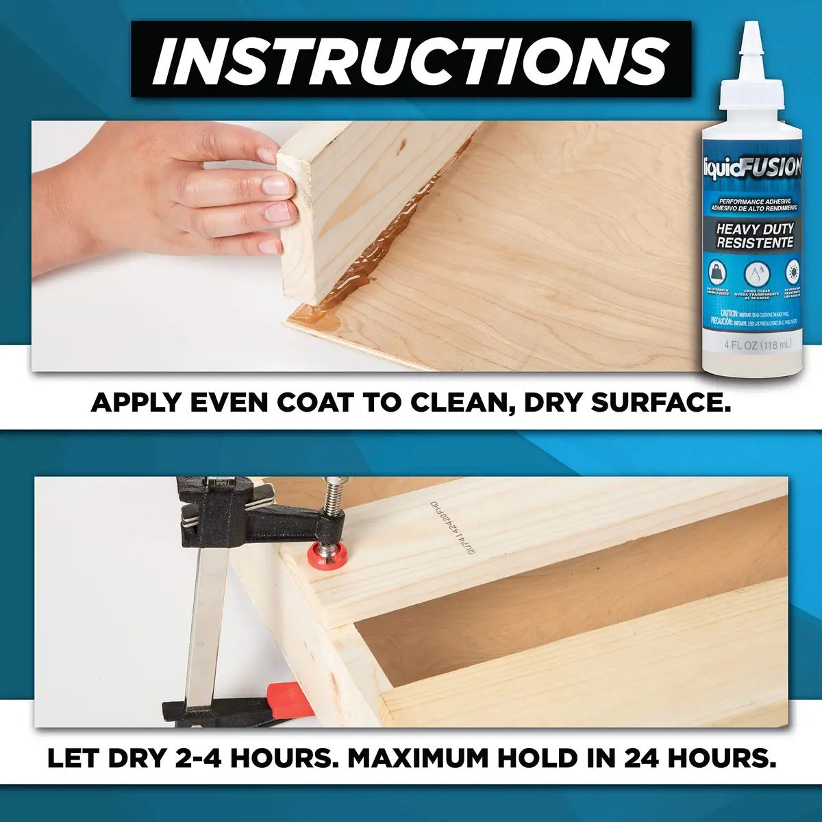 Aleene's Liquid Fusion Heavy-Duty Glue 118ml (4 fl oz) | Maximum Strength Urethane Adhesive for Crafts - view 6