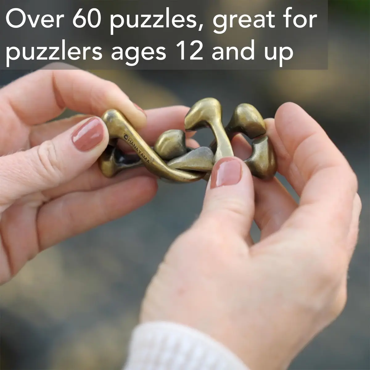 Bepuzzled Hanayama Cylinder Metal Brainteaser Puzzle | Mensa Rated Level 4, 11.9 cm (4.72") - view 7
