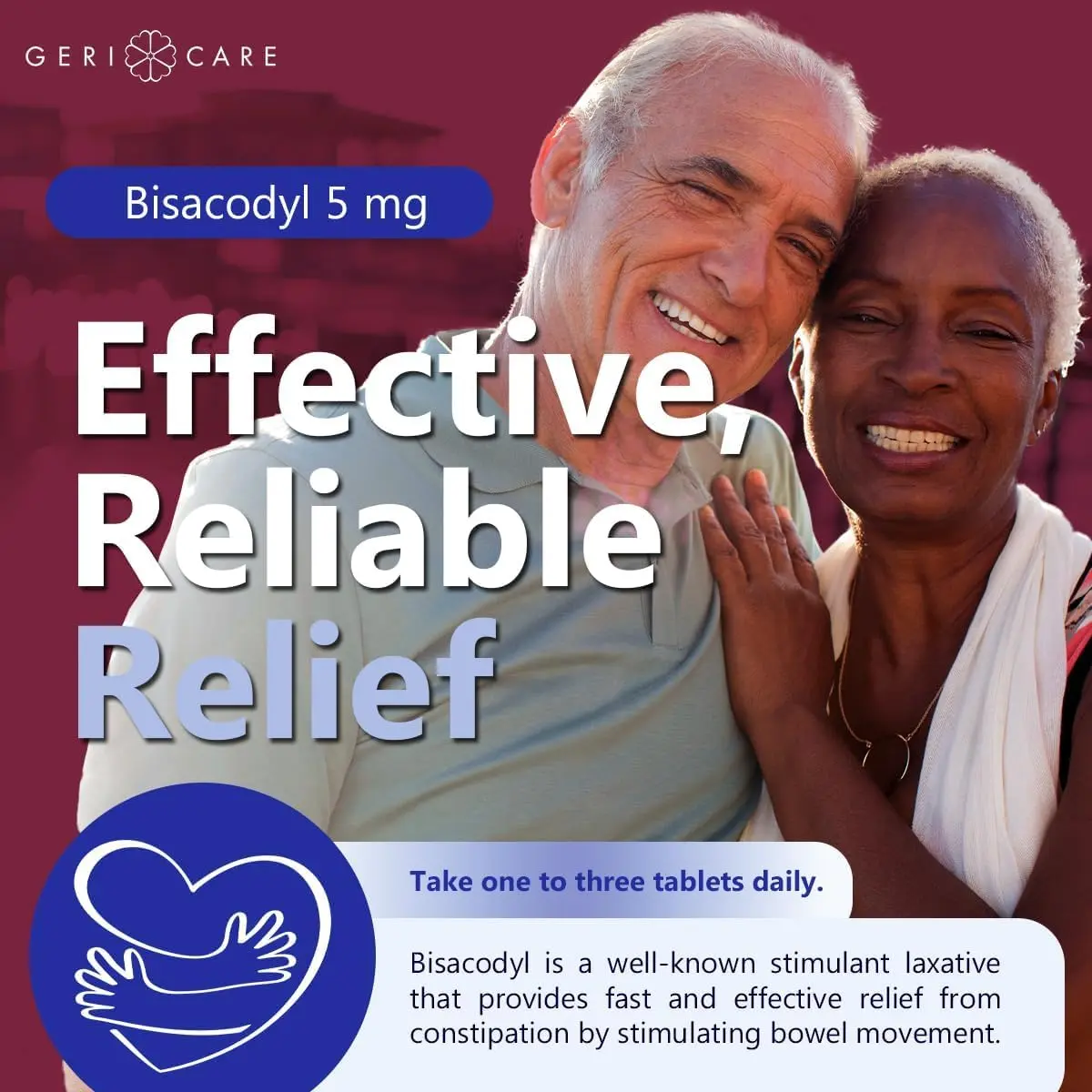 GeriCare Bisacodyl 5 mg Coated Tablets | Gentle Overnight Constipation Relief (100 Count) - view 5