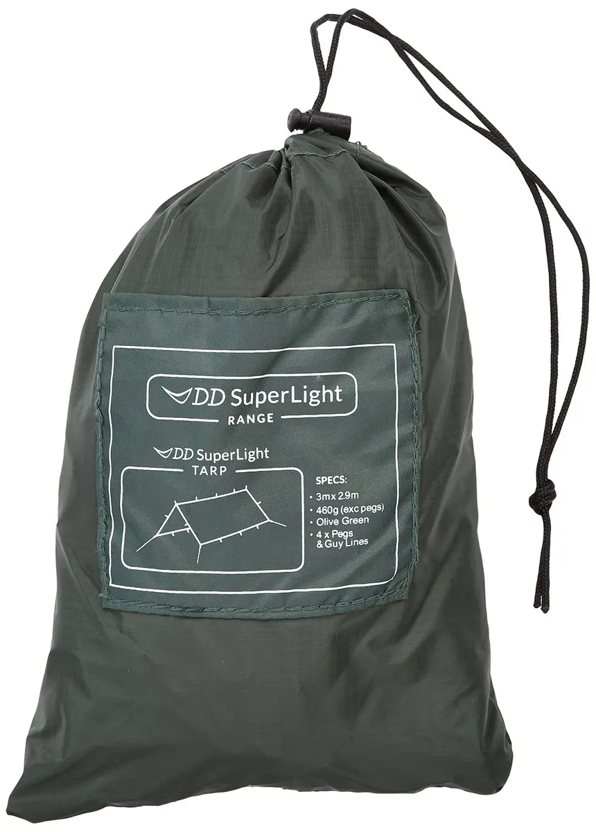 DD HAMMOCKS Superlight Tarp | Ultralight Waterproof Shelter for Camping & Hiking - view 4