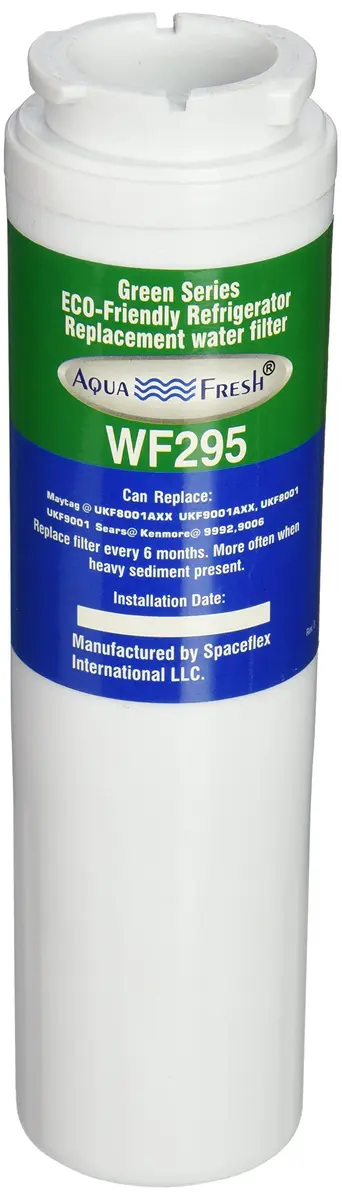 Aqua Fresh UKF8001 Refrigerator Water Filter Compatible With UKF8001, 4396395, EDR4RXD1, Filter 4, 46-9005, 12589203, 12589206, 12589208, 12589210 | Reduces Chlorine Odor & Impurities - main product image