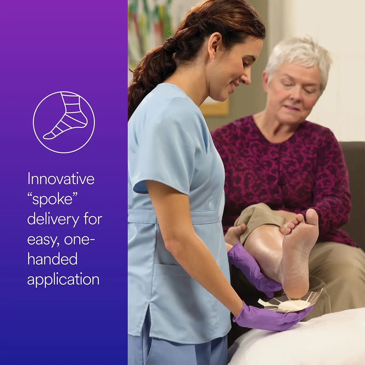 Tegaderm Foam Adhesive Dressing 2.5 in. x 3 in. | Water-Resistant, Conformable Foam for Wound Care - view 2