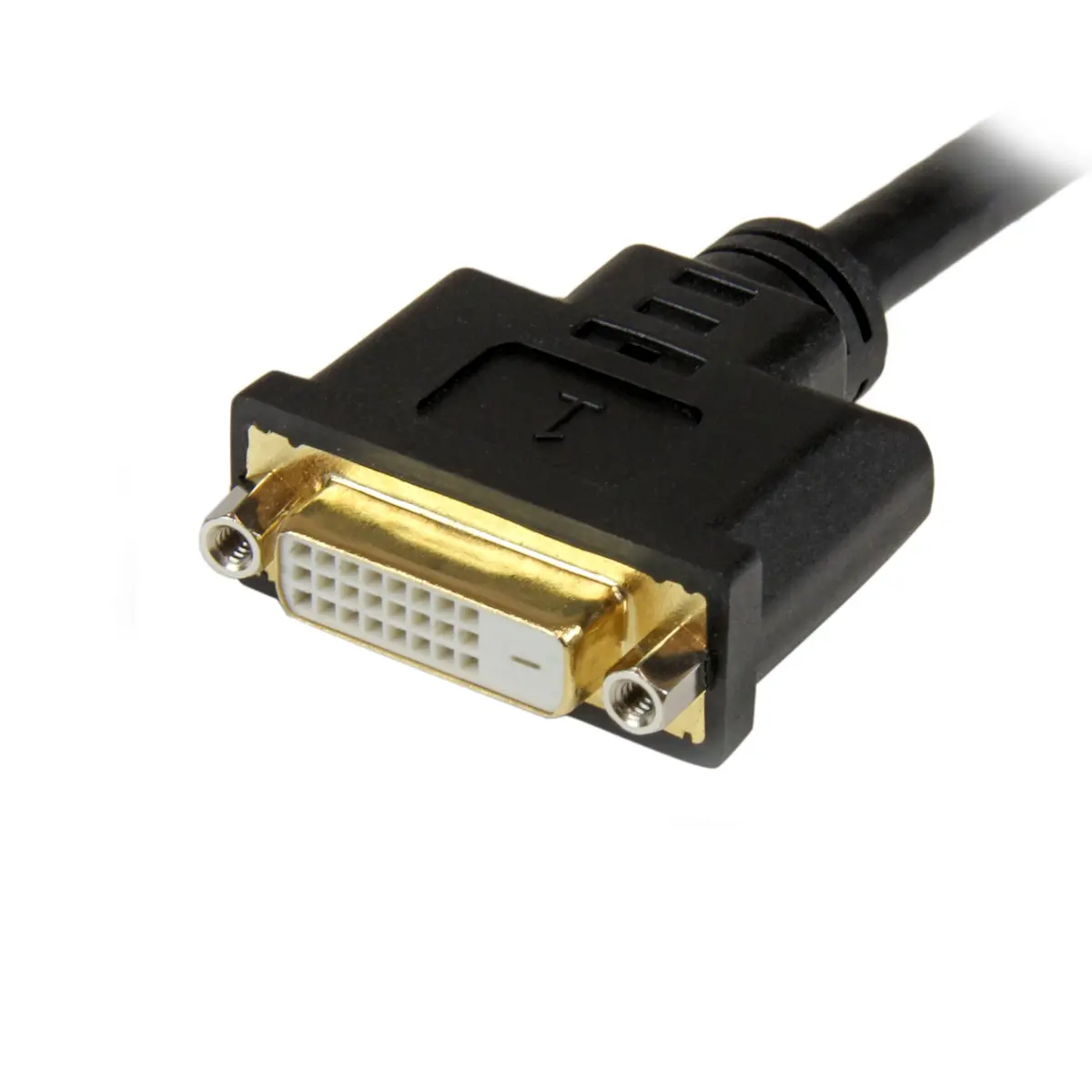 StarTech.com DVI Splitter Cable 1ft (30cm) M/F DVI-D to 2x DVI-D Dual Video Splitter | Supports 2560x1600 Resolution — DVI-I to DVI-D and VGA - view 3