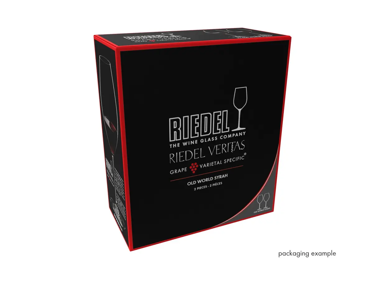 Riedel Veritas Old World Syrah Glass Set of 2 | Classic Old World Wine Aroma Focus - view 6