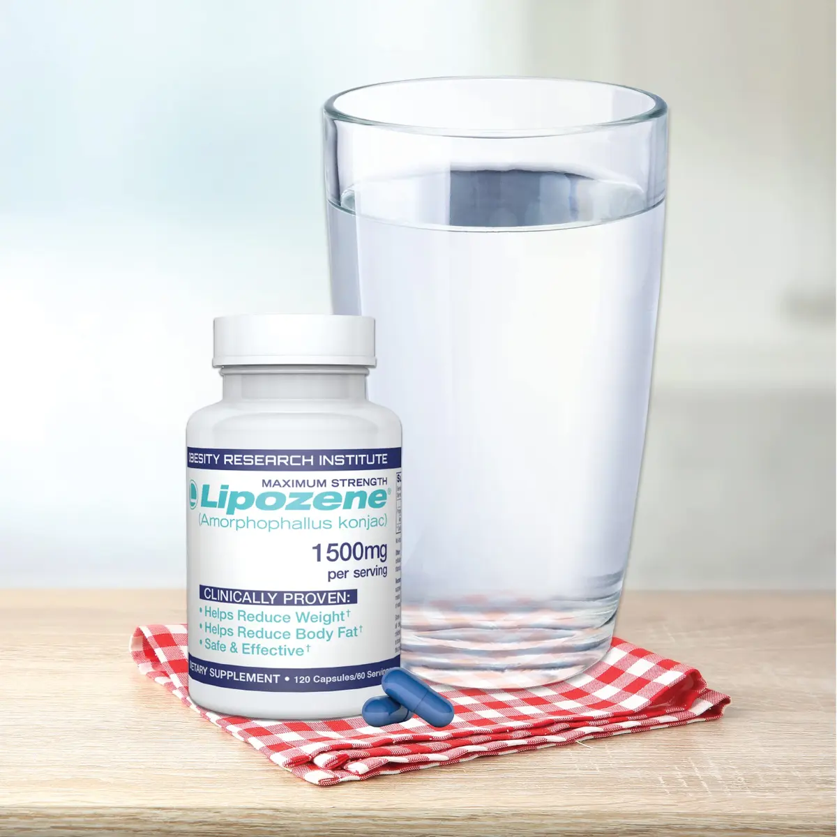 Lipozene Diet Pills - Weight Loss Supplement - 3 Bottles, 90 Capsules | Appetite Control & Fat Absorption - view 6
