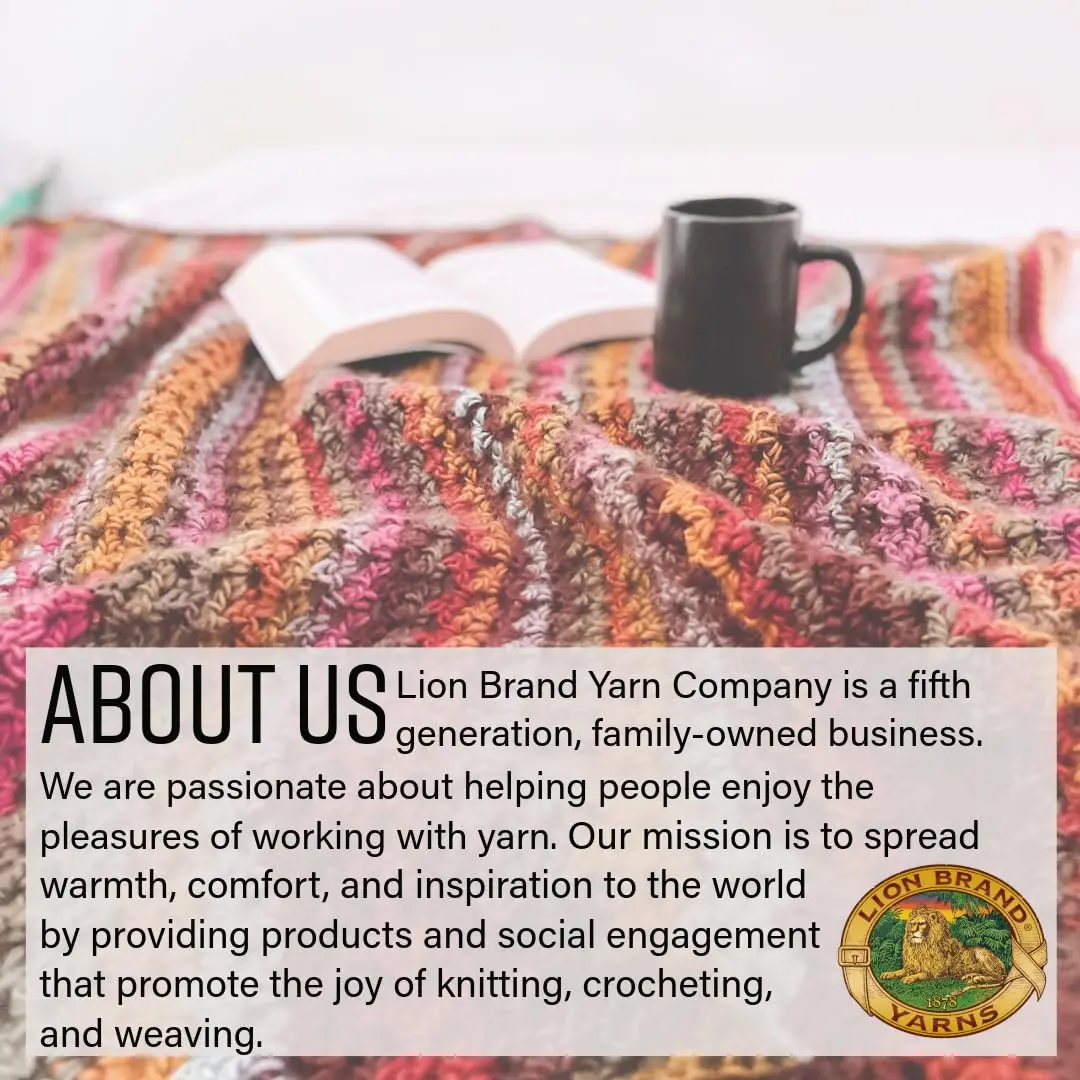 Lion Brand Yarn Landscapes Yarn Desert Spring | Self-Striping Acrylic for Knitting & Crochet - view 6