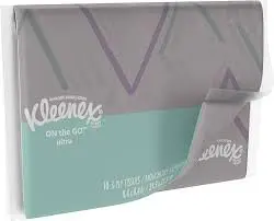 Kleenex Slim Pack Wallet Size Tissues | 3-Ply Soft & Strong, 60 Tissues Total (2 Packs of 3) - view 3