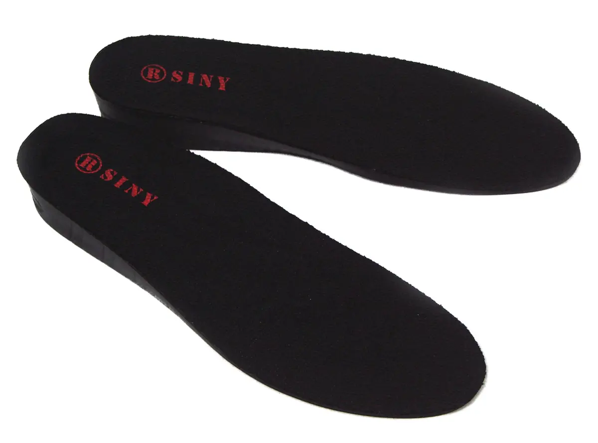 siny Full Length 1.2 inches (3cm) 1-Layer Shoe Insoles Cushion for Men Height Increase Black Heel Lift Kit Foot Care - main product image
