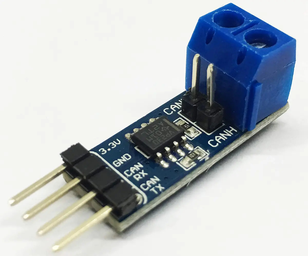 waveshare SN65HVD230 CAN Board Connecting MCUs to CAN Network Features ESD Protection Communication Evaluation Development Board 3.3V - main product image