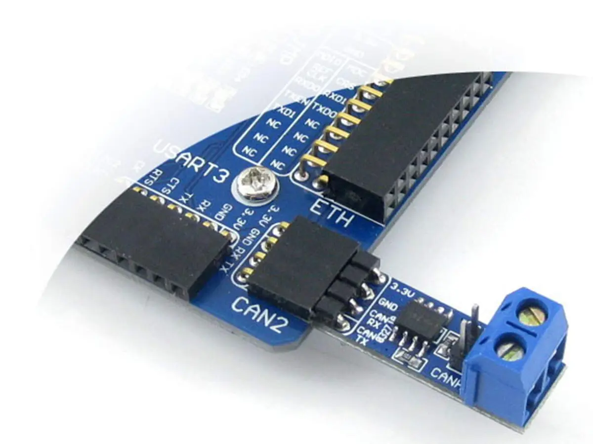 waveshare SN65HVD230 CAN Board Connecting MCUs to CAN Network Features ESD Protection Communication Evaluation Development Board 3.3V - view 3
