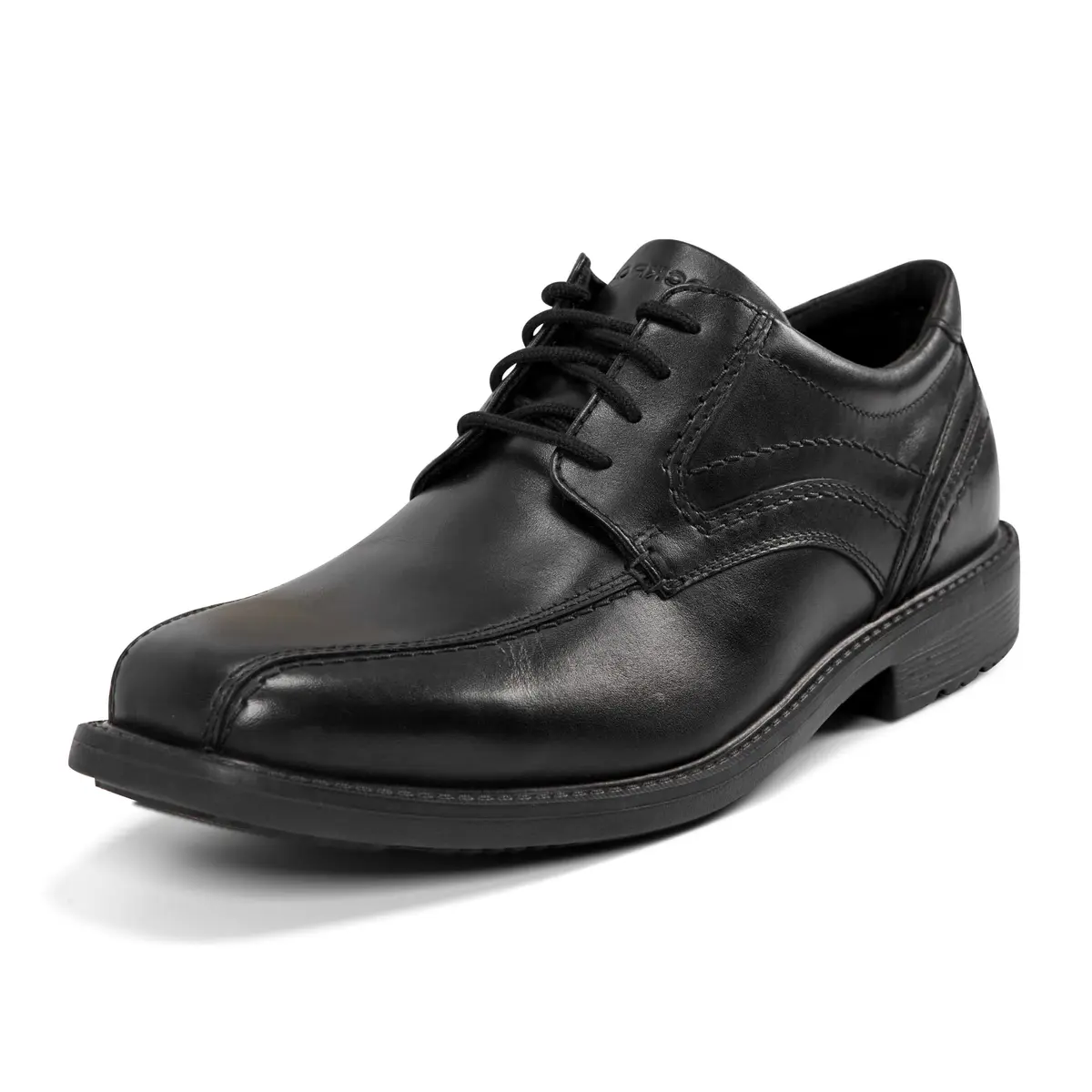 Rockport Men's Style Leader 2 Bike Toe Oxford, Black, 7.5 | Classic Leather Formal Shoe - main product image