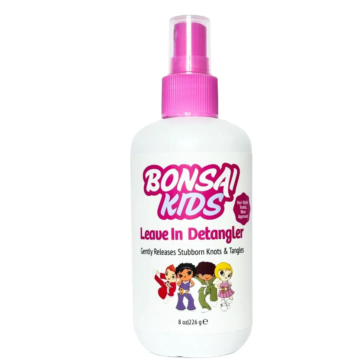 Bonsai Kids Leave-In Hair Detangler Spray 8 oz | Gentle Conditioning for All Hair Types - main product image