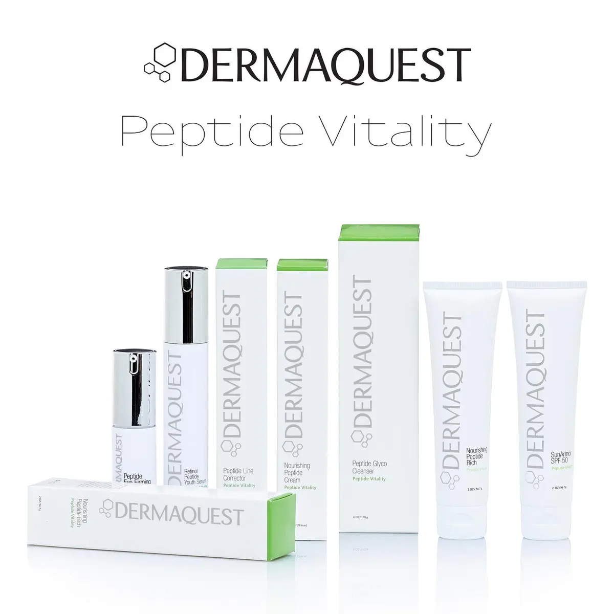 DermaQuest Peptide Vitality SunArmor SPF 50 Sunscreen Moisturizer for Dry Skin | Anti Aging Titanium Dioxide & Zinc Oxide - view 9