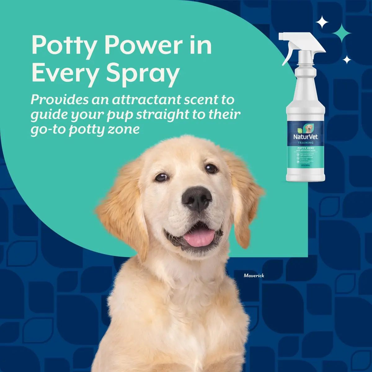 NaturVet Potty Here Training Aid Spray for Puppies & Dogs - 32 oz | Indoor & Outdoor Use - view 3