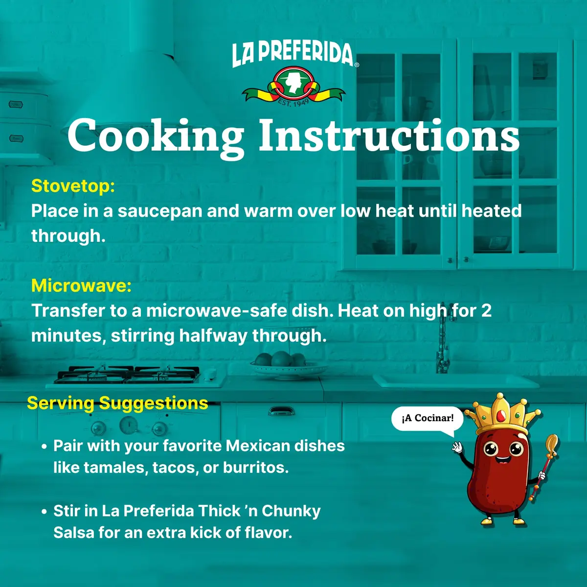 LA PREFERIDA Spanish Rice - Quick & Easy, Vegan, 15 oz (Pack of 24) | Robust Tomato & Bell Pepper Sauce - view 8