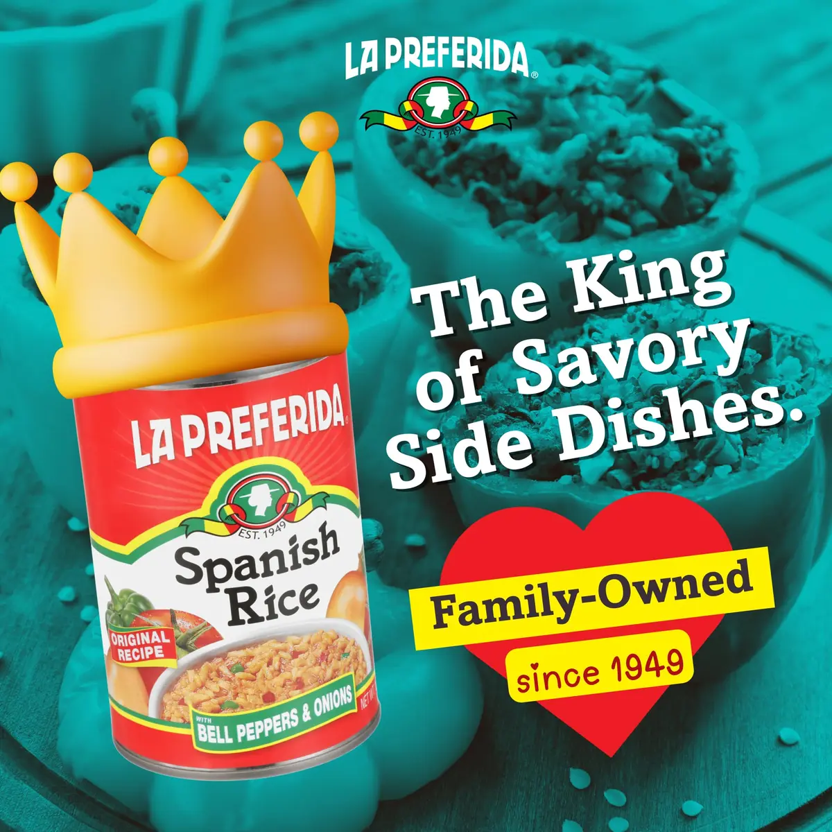 LA PREFERIDA Spanish Rice - Quick & Easy, Vegan, 15 oz (Pack of 24) | Robust Tomato & Bell Pepper Sauce - view 4