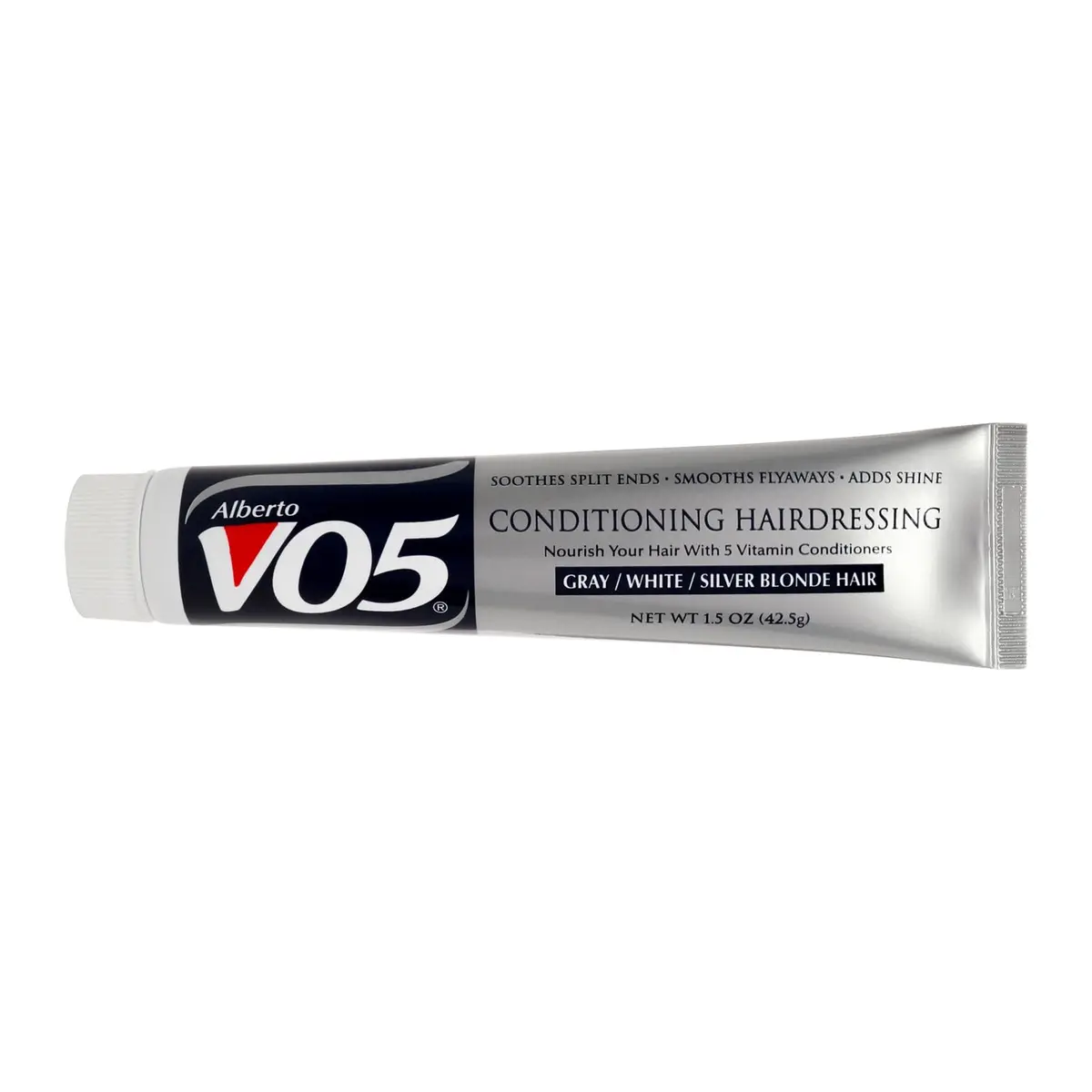 VO5 Conditioning Hairdressing for Grey White Silver Blonde Hair – Smooths Frizz, Brightens Color, 1.5 oz - main product image