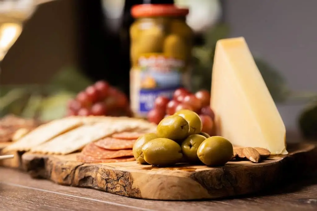 Santa Barbara Olive Co. Feta Cheese Stuffed Green Olives Pack of 6 | Mediterranean Flavor, 5 oz each - view 6