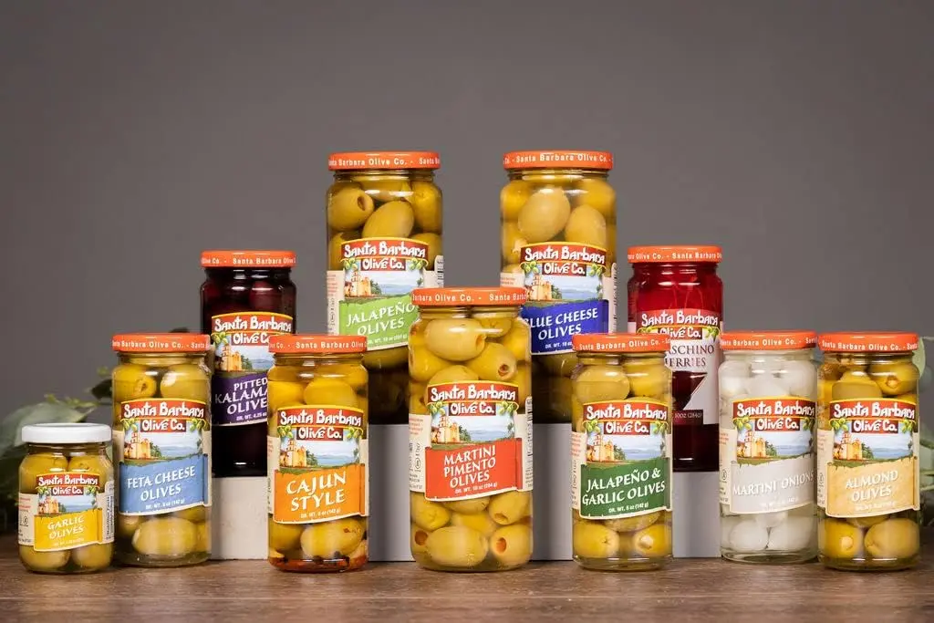 Santa Barbara Olive Co. Feta Cheese Stuffed Green Olives Pack of 6 | Mediterranean Flavor, 5 oz each - view 8