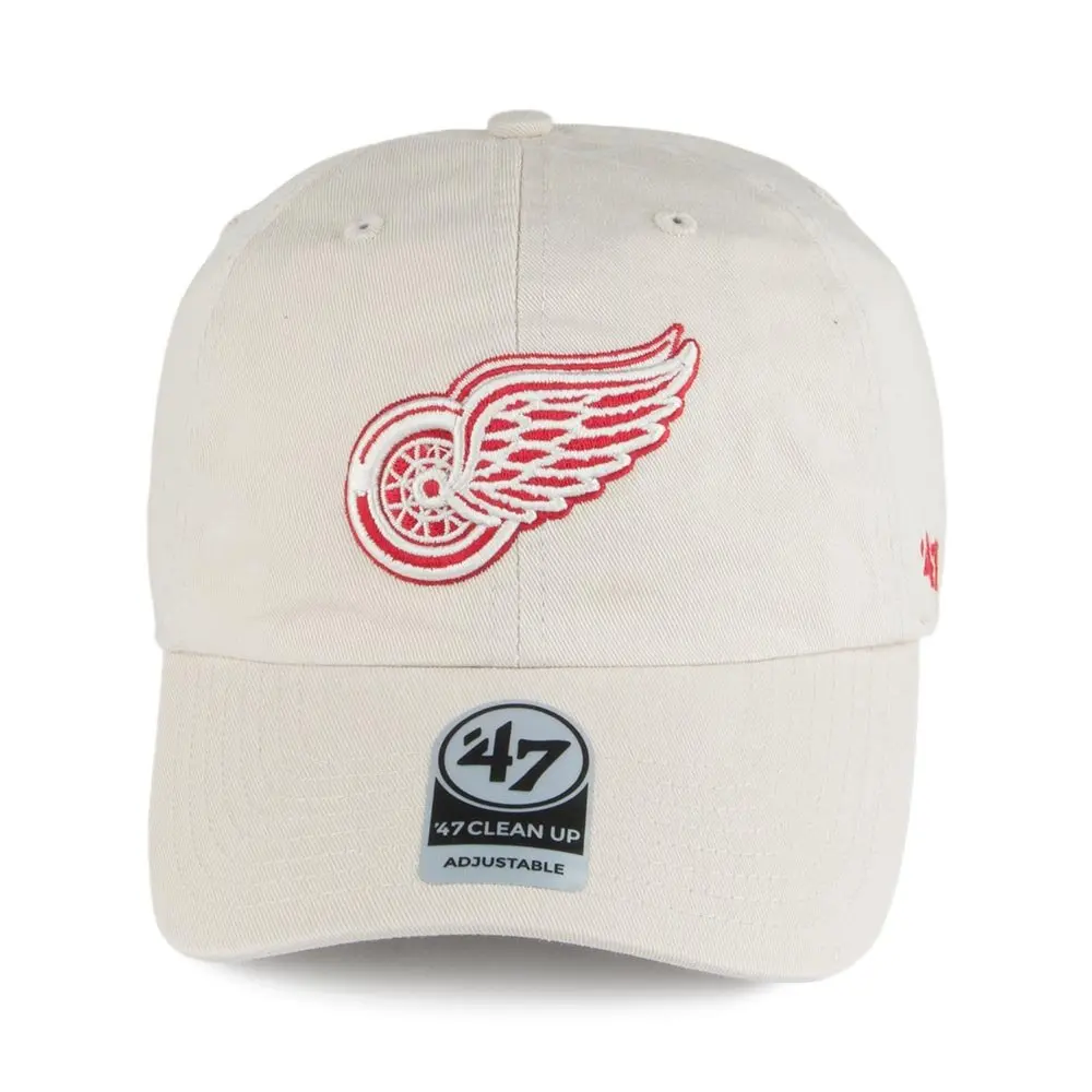47 NHL Detroit Red Wings Supporter Adjustable Baseball Cap, One Size, Natural | Classic NHL Fan Headwear - view 2