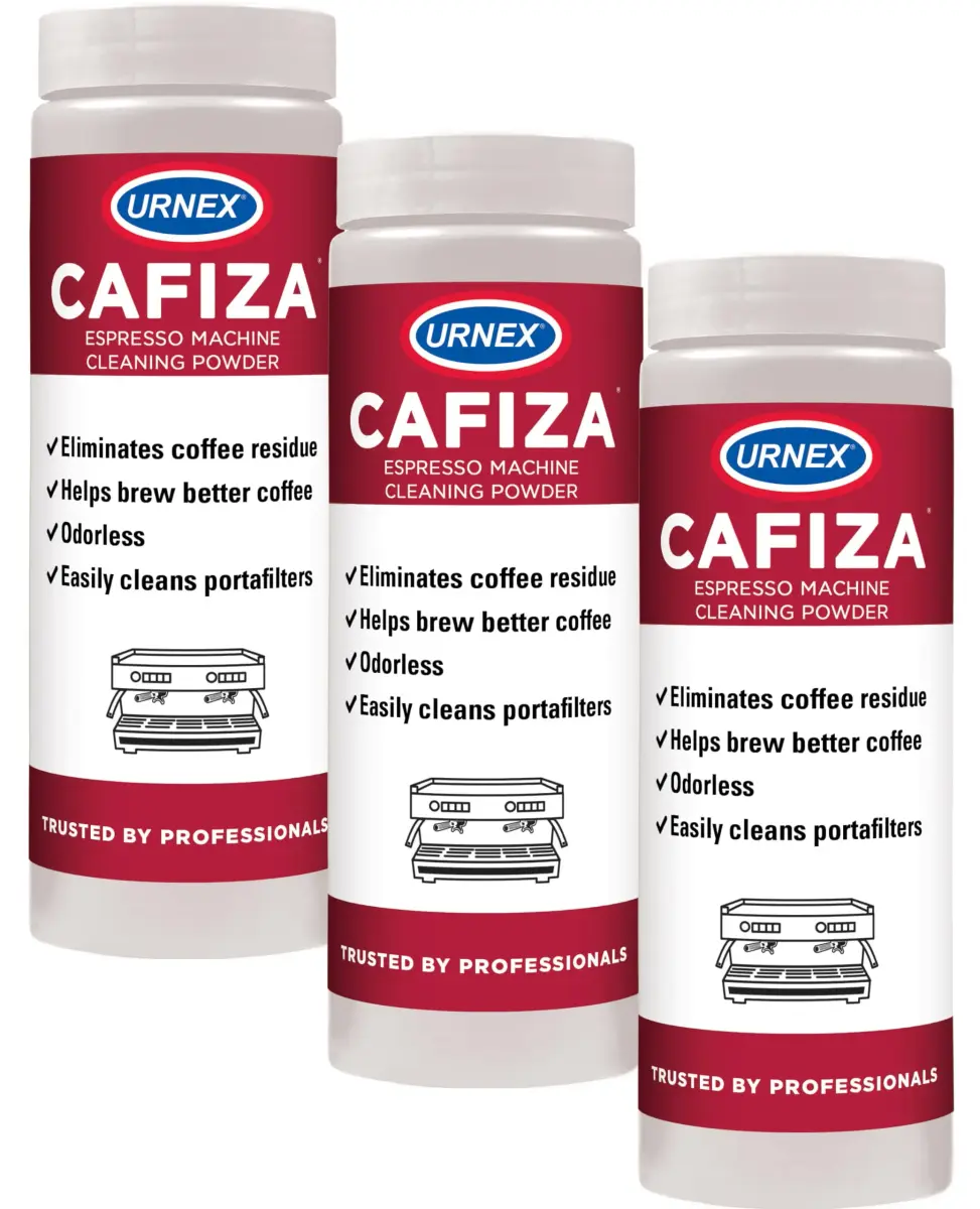 Urnex Cafiza Professional Espresso Machine Cleaning Powder 1.7 kg (56.6 oz) — 3 Pack | Cleans Oils & Residue - main product image