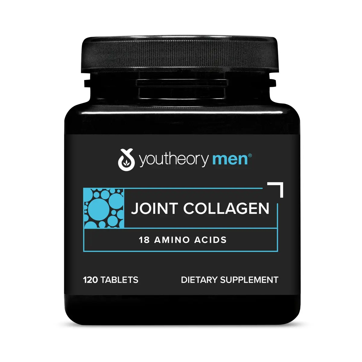 Youtheory Men's Joint Collagen Tablets 120 Count (60-Day Supply) | Hydrolyzed Collagen with Boswellia Extract for Joint Comfort - main product image