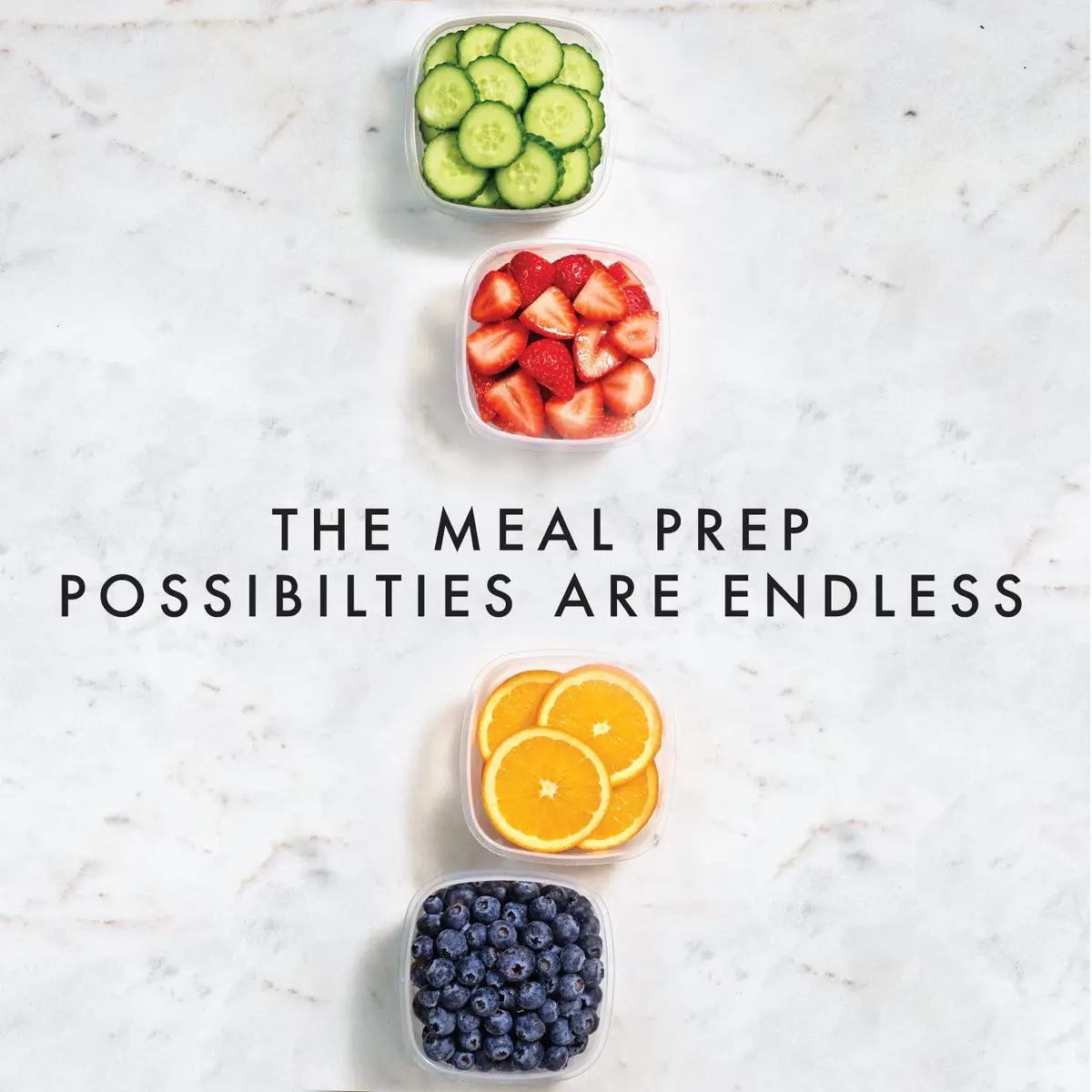 Fit & Fresh Small Plastic Containers With Lids 8 oz | Leakproof Snack & Meal Prep - view 7
