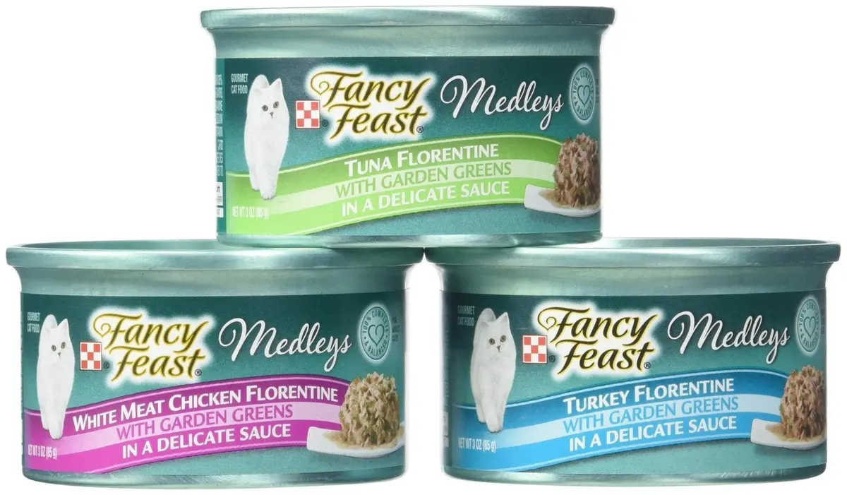 Fancy Feast Purina Medleys Cat Food Variety Pack - Florentine Collection - 3 Oz, 18 Can Pack | Gourmet Italian Flavors for Cats - main product image
