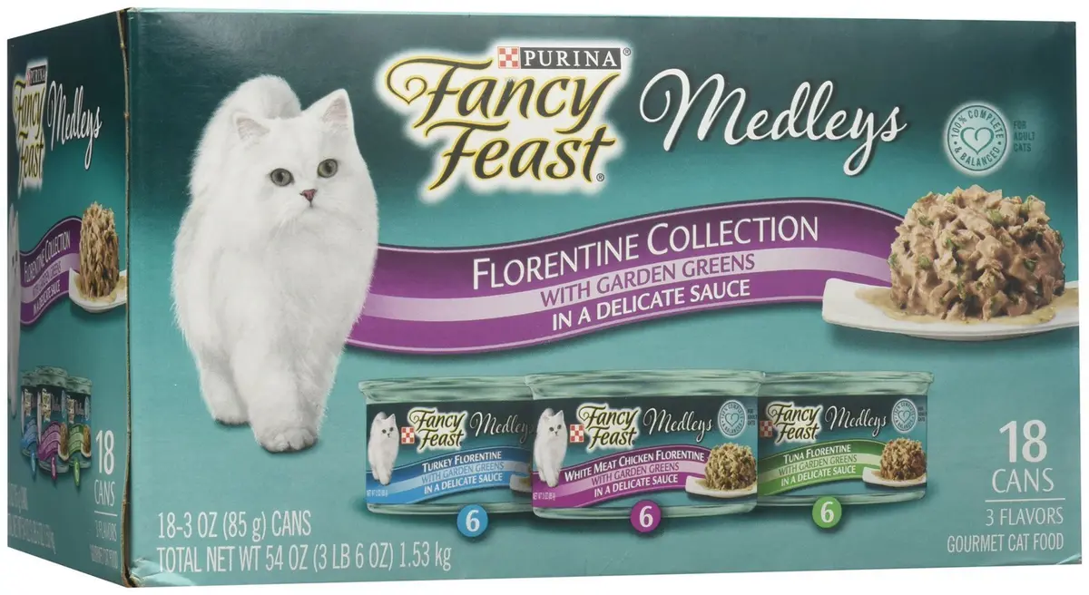 Fancy Feast Purina Medleys Cat Food Variety Pack - Florentine Collection - 3 Oz, 18 Can Pack | Gourmet Italian Flavors for Cats - view 3