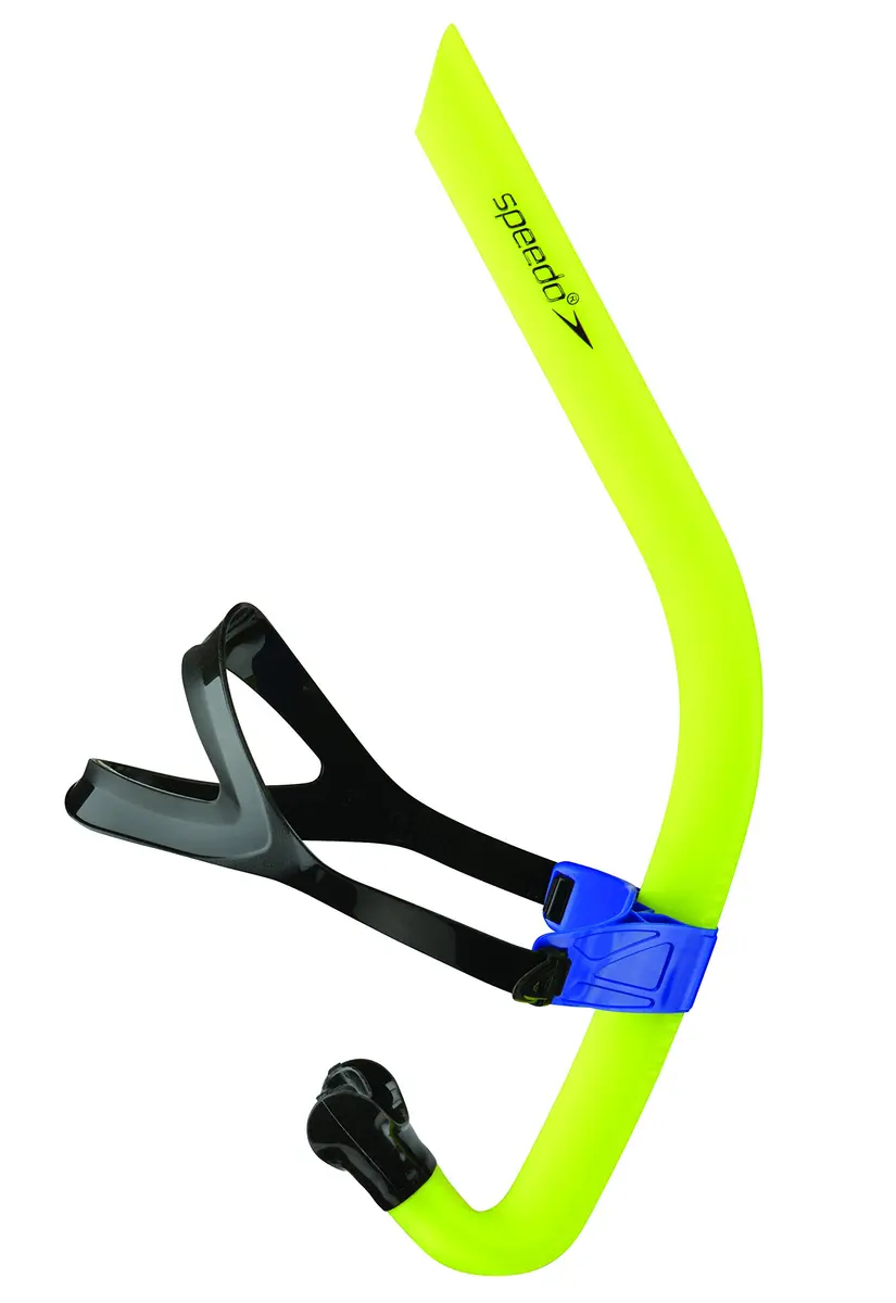 Speedo Unisex-Adult Swim Training Snorkel Bullet Head | Hydrodynamic, Low Profile, Adjustable Fit - main product image