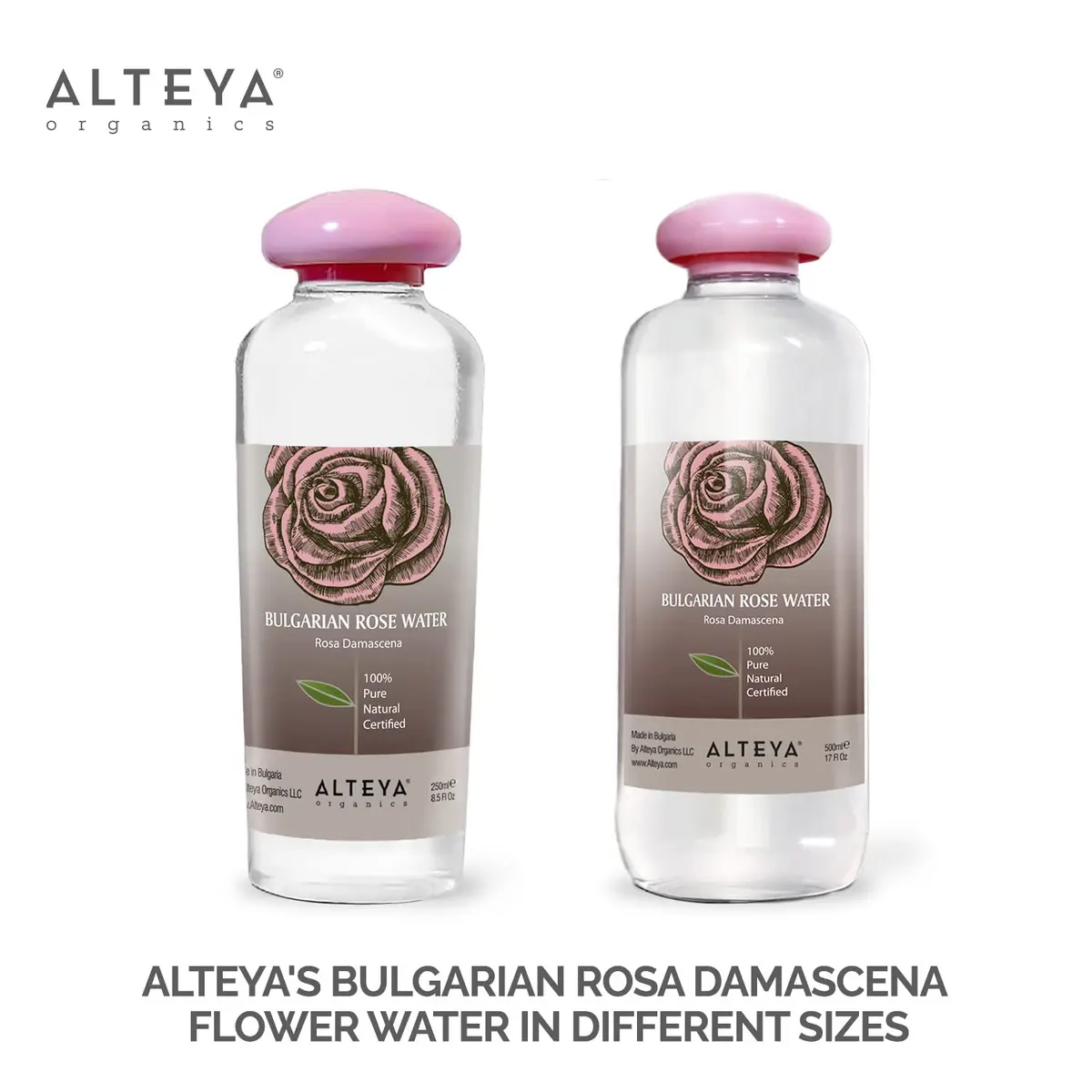 Alteya Organics Rose Water Natural Facial Toner, 17 Fl Oz | Hydrates & Calms Skin, Supports Rejuvenation - view 5