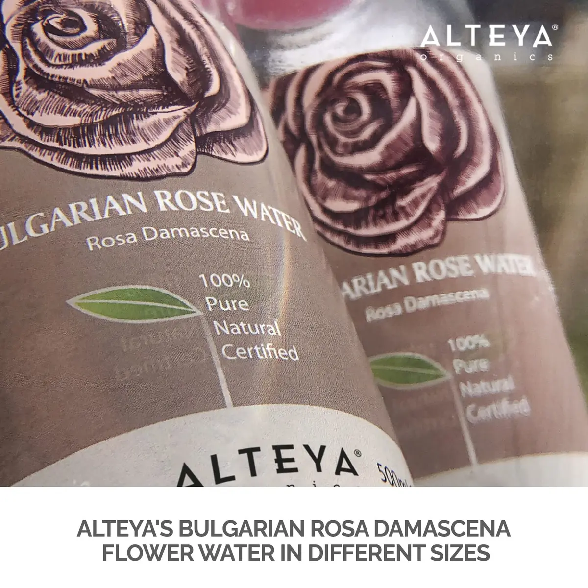 Alteya Organics Rose Water Natural Facial Toner, 17 Fl Oz | Hydrates & Calms Skin, Supports Rejuvenation - view 6