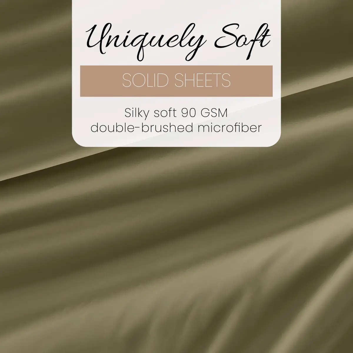 Linen Market Brushed Microfiber Twin Sheet Set 3 Piece – Ultra Soft & Wrinkle-Free, 16" Deep Pocket, Sage - view 6