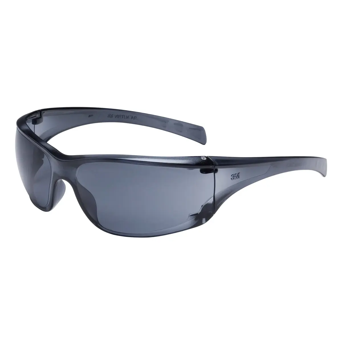 3M Virtua AP Safety Glasses with Side Shields, Anti-Fog Anti-Scratch Gray Lens, Gray Frame, 1 oz | ANSI Z87.1 High Impact Rated - main product image