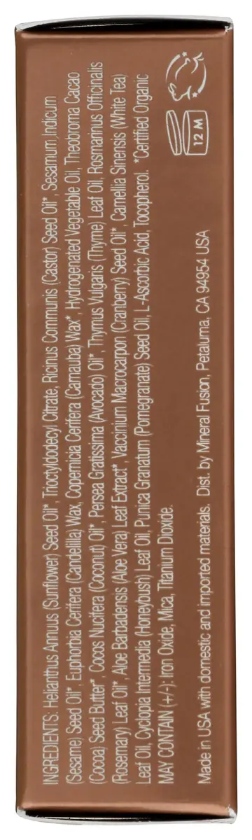 Mineral Fusion Lipstick, Charming | Long-lasting, Vegan & Hydrating Lip Color - view 7