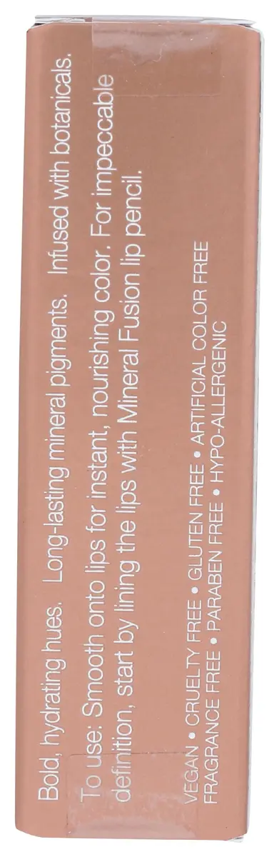 Mineral Fusion Lipstick, Charming | Long-lasting, Vegan & Hydrating Lip Color - view 2