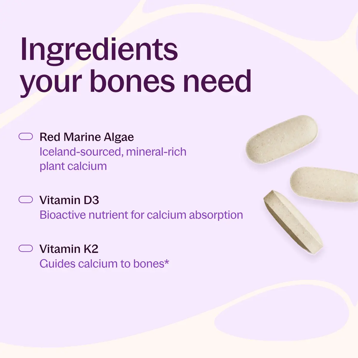 New Chapter Bone Strength Take Care Supplement, 180 Slim Tablets | Supports Bone & Heart Health - view 3