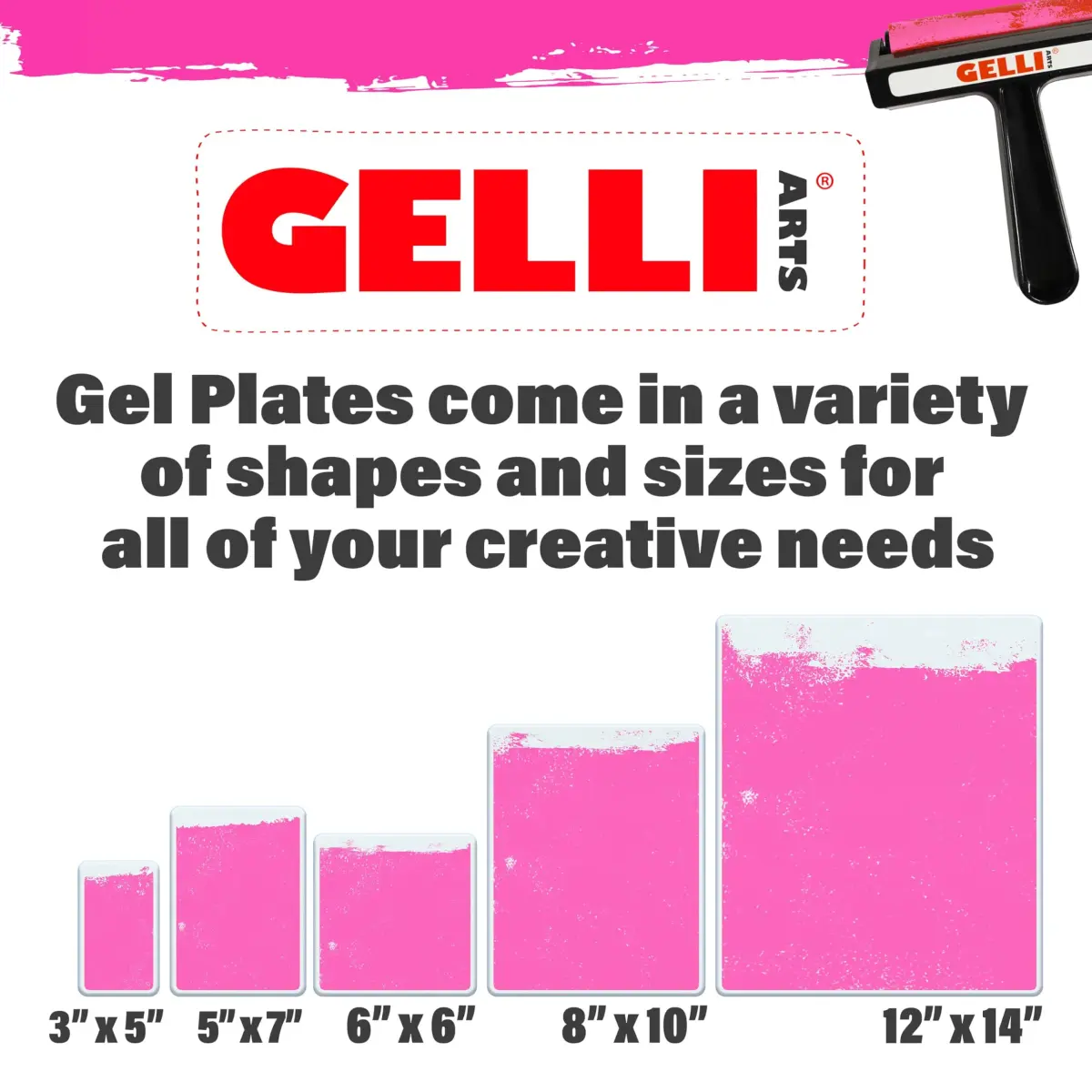 Gelli Arts Gel Printing Plate 5" x 7" (12.7cm x 17.8cm) | Monoprinting Made Simple for Indian Artists - view 7
