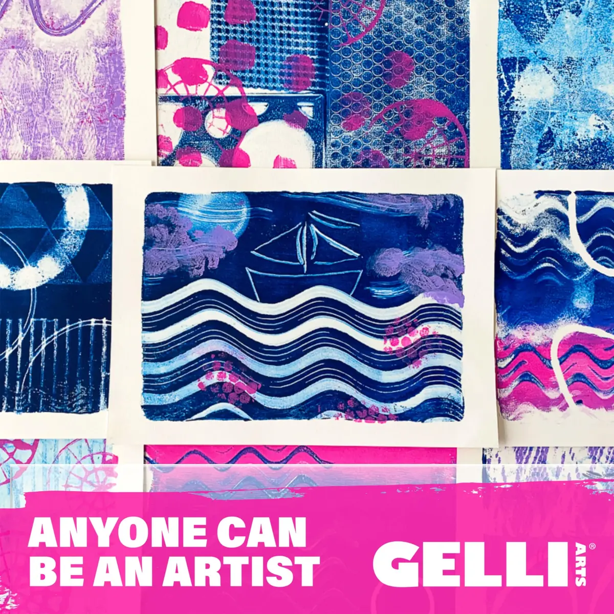 Gelli Arts Gel Printing Plate 5" x 7" (12.7cm x 17.8cm) | Monoprinting Made Simple for Indian Artists - view 2