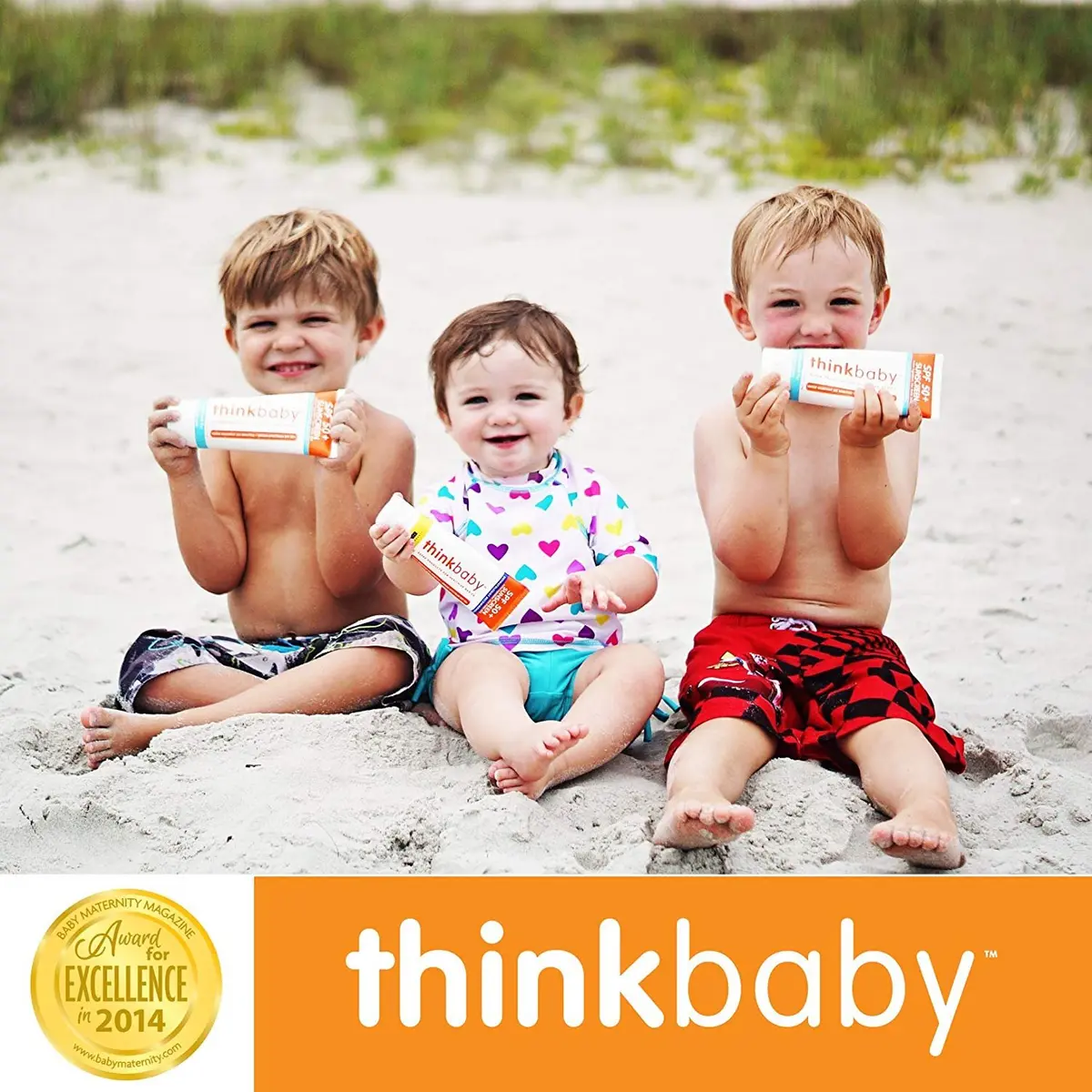 Thinkbaby SPF 50+ Broad Spectrum Organic Sunscreen 3 oz | Water-Resistant, Cruelty-Free - view 3