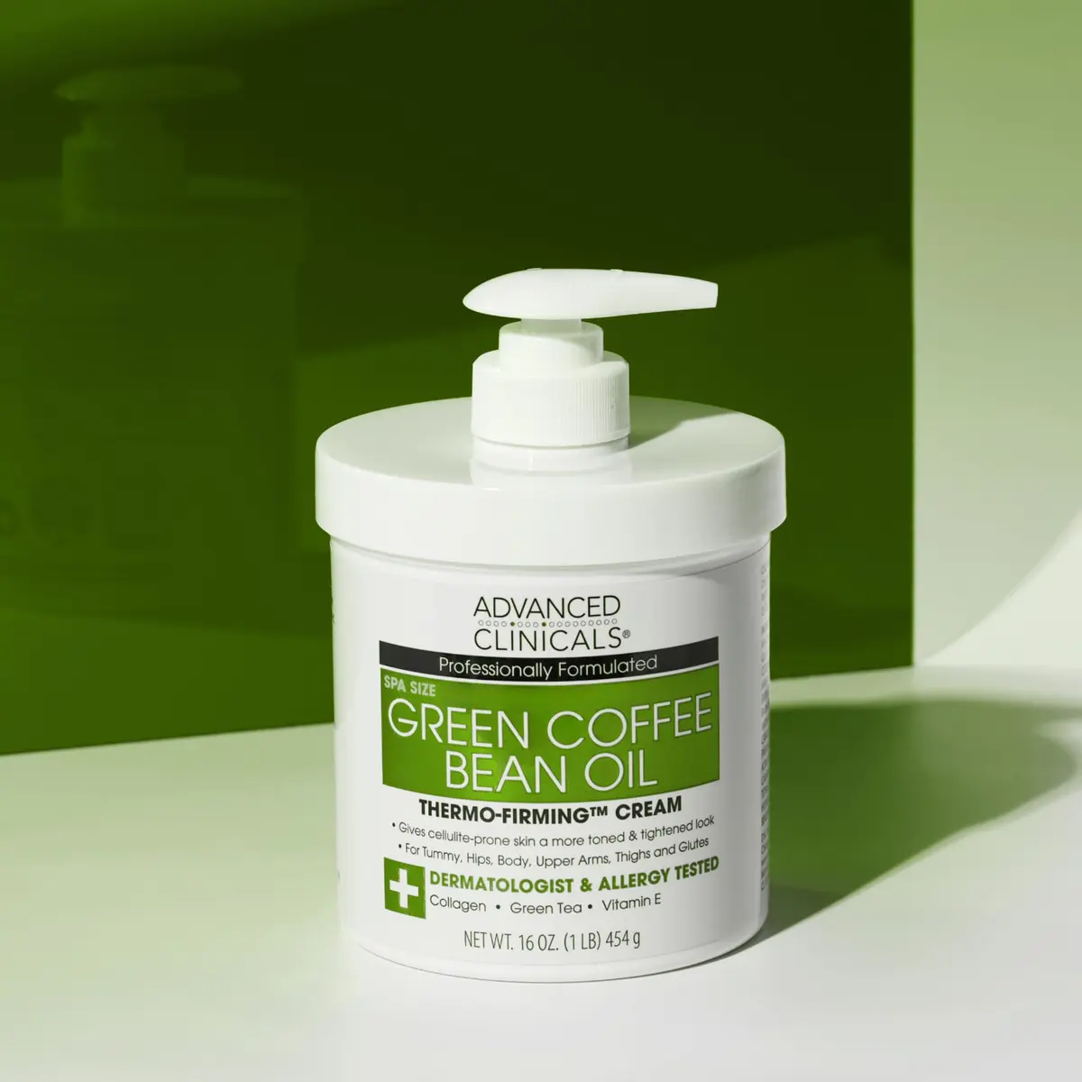 Advanced Clinicals Green Coffee Bean Thermo - Firming Body Lotion 16 Oz | Caffeine & Collagen Moisturizer for Firm, Smooth Skin - view 8