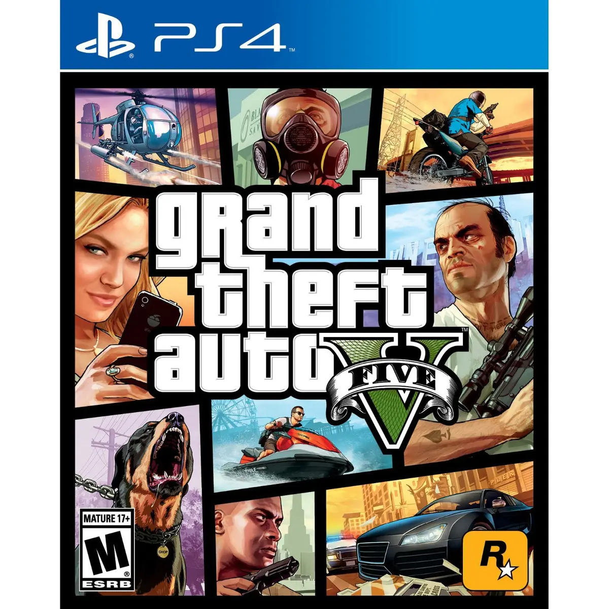 Rockstar Games Grand Theft Auto V PS4 | Open World Action Game 6.7 in x 5.3 in x 0.6 in - main product image