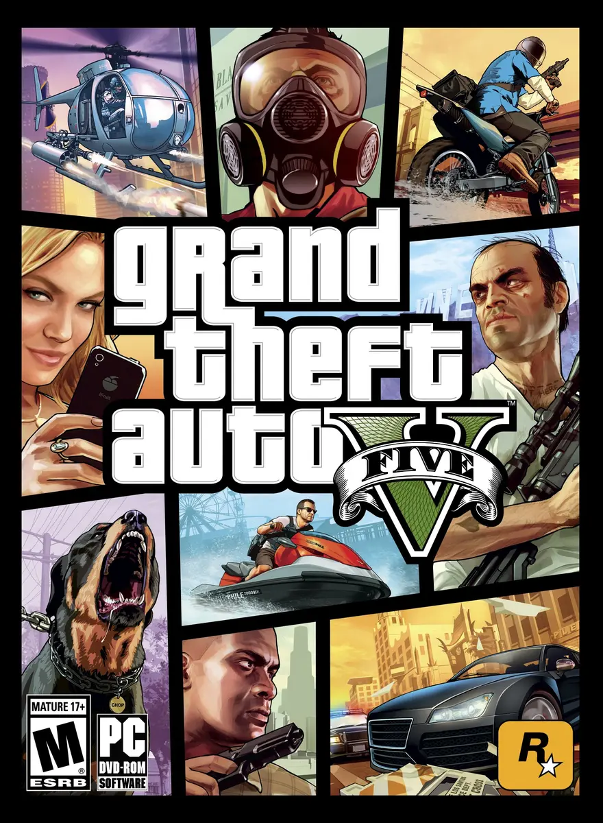 Rockstar Games Grand Theft Auto V - PC | 4K Graphics, Open World, Online Play - main product image