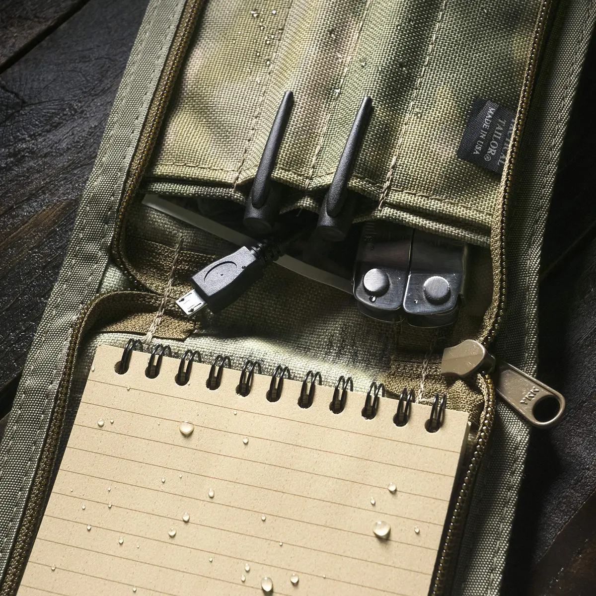 Rite in the Rain Weatherproof CORDURA® Fabric Notebook Cover, 4" x 6" | MultiCam Cover (No. C946M) - view 6
