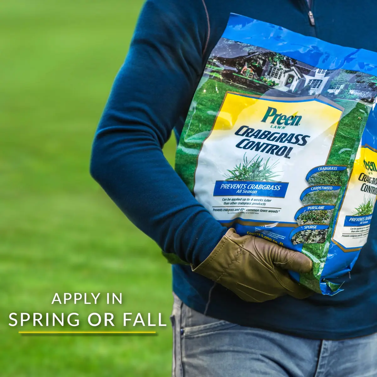 Preen Lawn Crabgrass Control 15 lb. Bag | Season-Long Weed Prevention & Control - view 5
