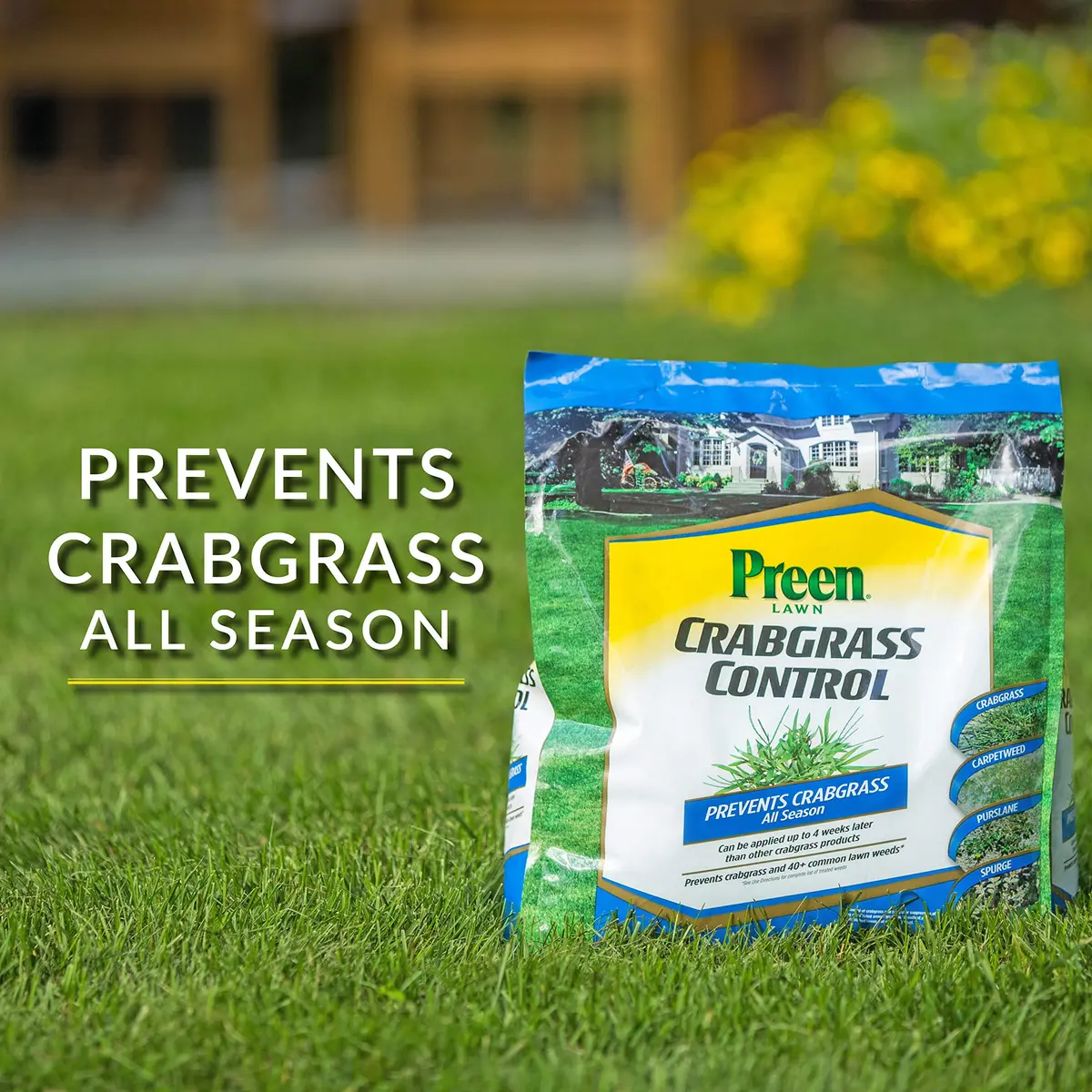 Preen Lawn Crabgrass Control 15 lb. Bag | Season-Long Weed Prevention & Control - view 2